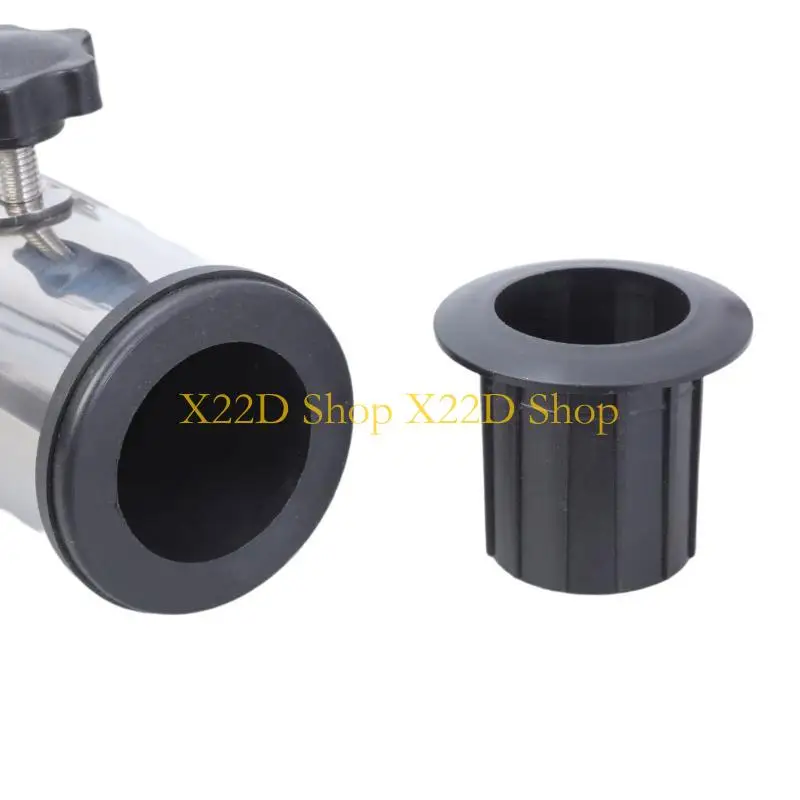 X22D Tube Umbrella Stand with Screw and Gaskets for Garden Parasol Stability Install
