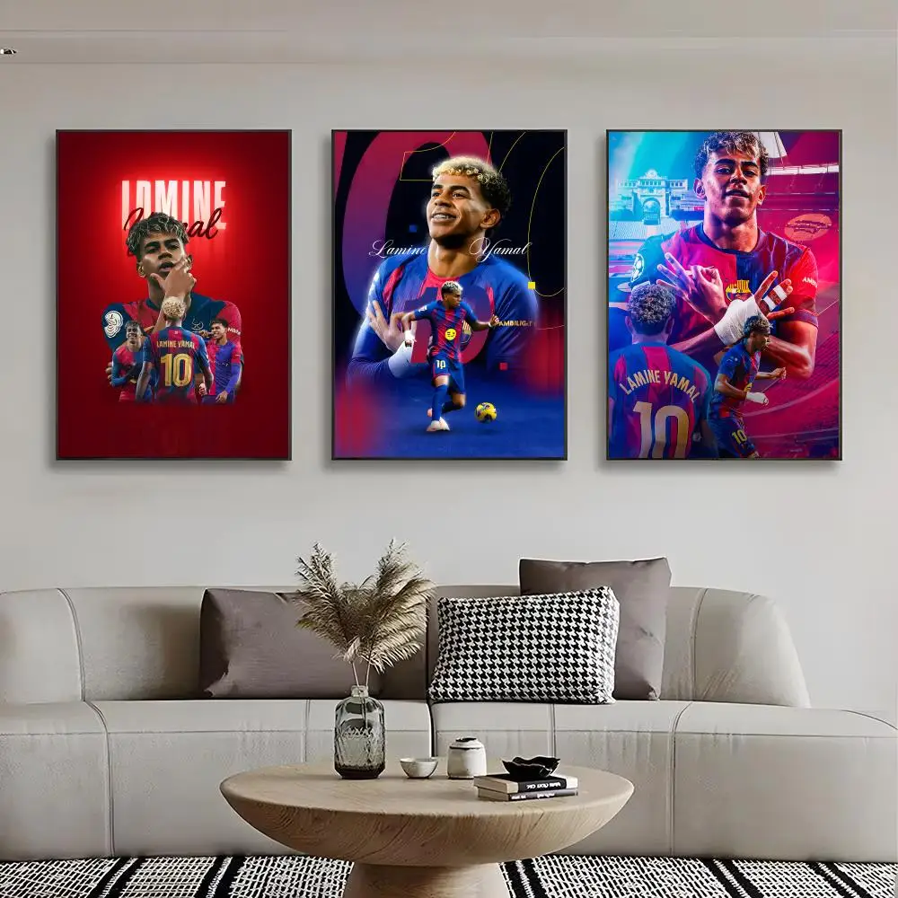 Singer Poster L-Lamine Y-Yam Poster Wall art print art suitable for living room bedroom bar parlor home decor gift