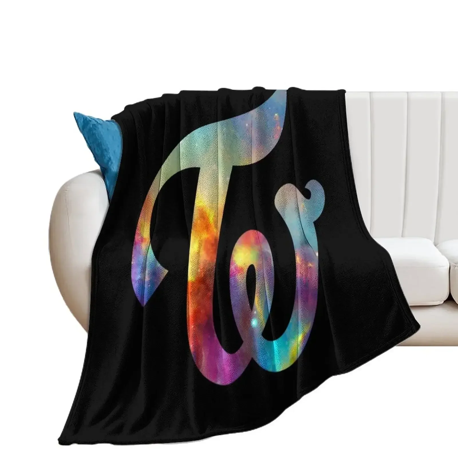 

Twice Nebula Throw Blanket For Decorative Sofa anime halloween Blankets