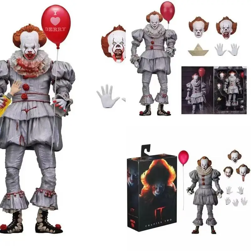 

NECA IT 2017 Movie Bloody Deluxe Edition Pennywise Action Figure Collectible Model for Adult Display Collection