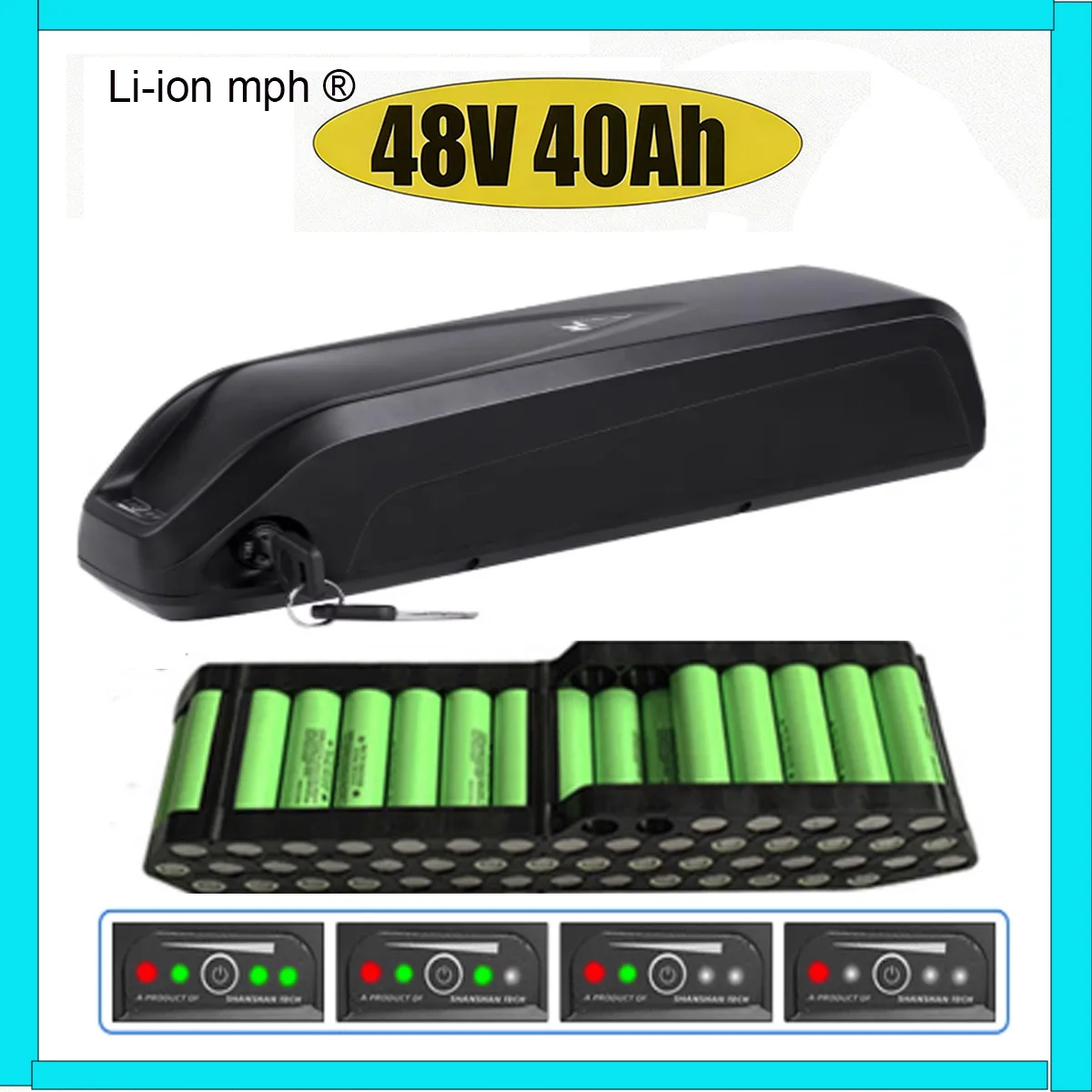 

NEW offers longer durabilityFor Hailong 48V 20Ah/48V 40Ah and extended endurance, no longer worrying about frequent charging