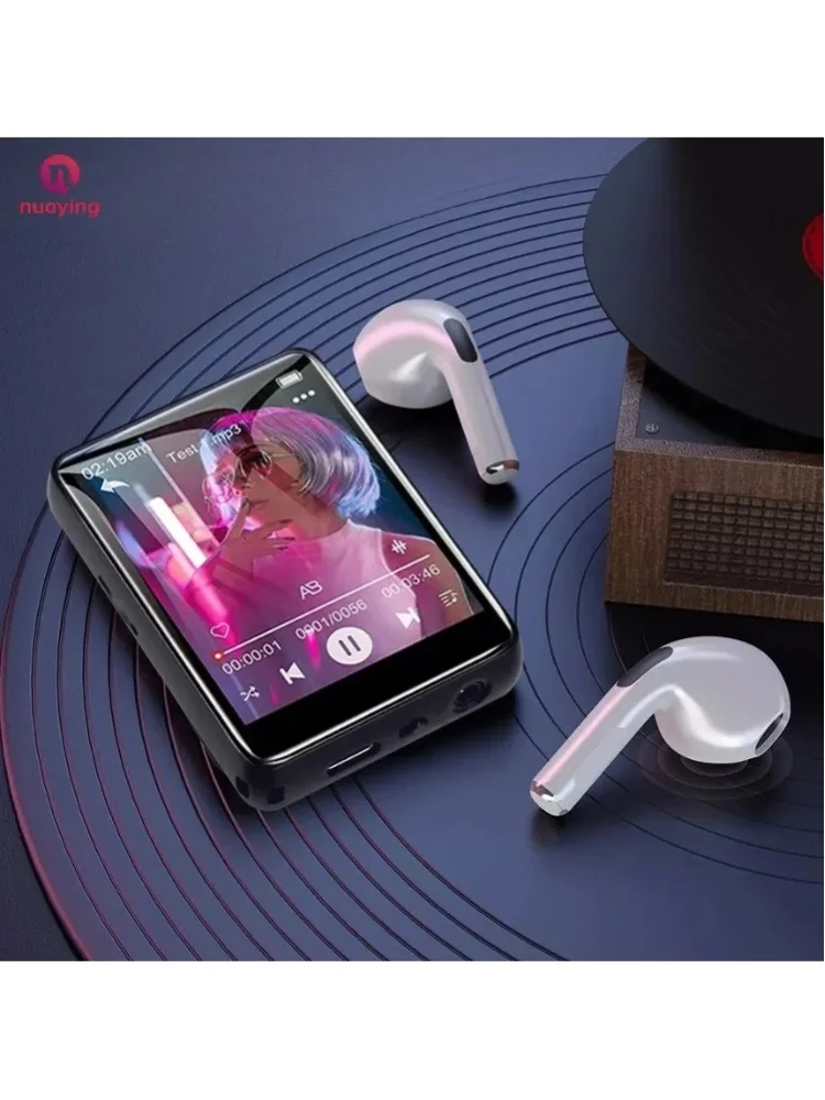 Przenośny metalowy odtwarzacz muzyczny MP3/MP4 z Bluetooth 5.4, 2,4-calowym ekranem dotykowym, odtwarzaczem audio HiFi z wbudowanym głośnikiem, czytnikiem e-booków, dyktafonem i urządzeniem — 2