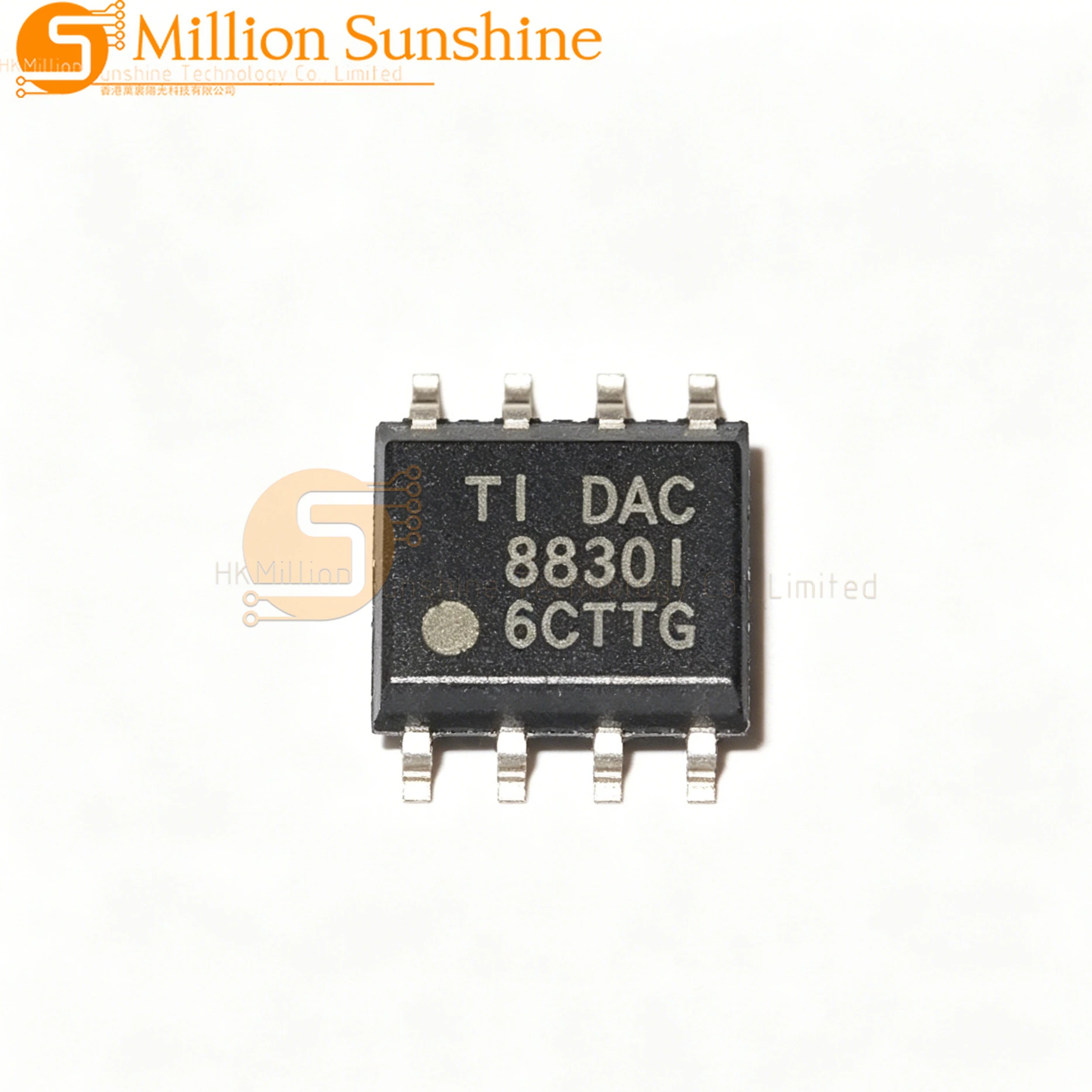 10PCS DAC8830IDR  DAC8830CDR  DAC8830 16-Bit SPI Interface Ultra-Low Power Voltage-Output Digital to Analog Converter DAC IC