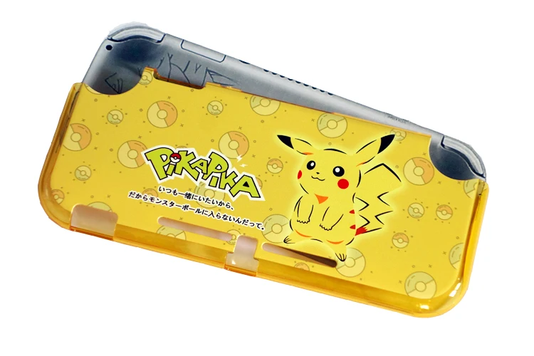 Pokemon Pikachu Hard PC Case Protective Cover for Nintendo Switch Lite Game Console Controller Gaming Accessories Half Pack