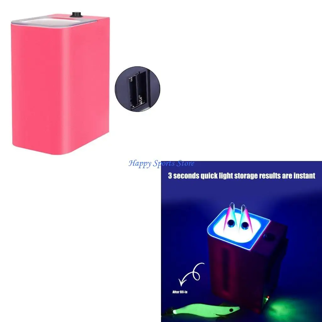 

Saltwater Fishing Essential LED Squid Light, Baits Glows Enhancement, Watertight Night Sea Fishing LED Squid Light