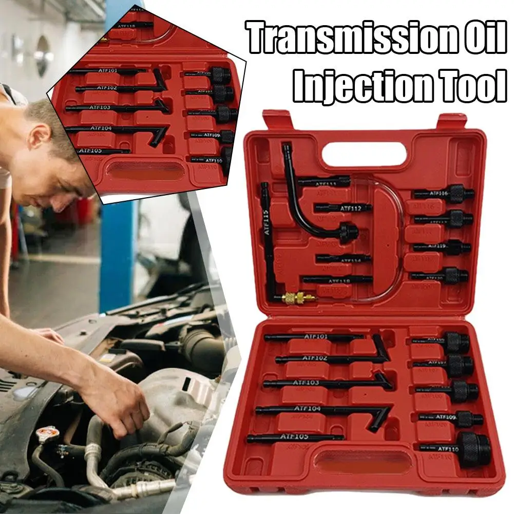 

13/15/20 Pcs Automatic Pumping Refueling Oil Pump Connector Repair Car Connector Tool ATF Adapter Tool M2I6