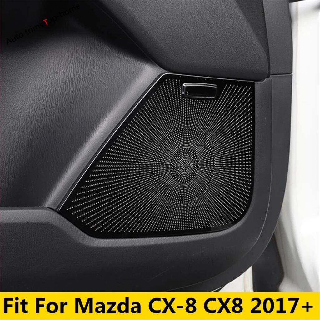 

Inner Door Stereo Speaker Audio Loudspeaker Sound Frame Decor Cover Trim For Mazda CX-8 CX8 2017 - 2021 Car Accessories Interior