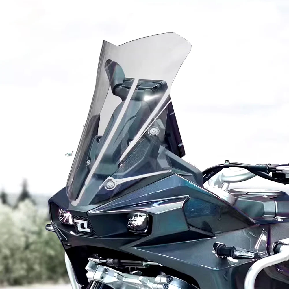 

Waterbird model windshield For KOVE 800X 800-X modification with raised front windshield chest protector and windshield panel