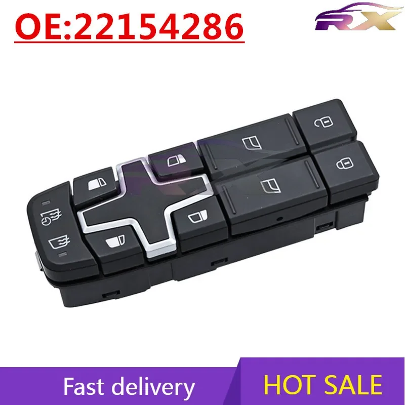 NEWM:22154286 Suitable For 2015-2018 Volvo Truck Accessories Powered Windows Switch Glass Lift Switch