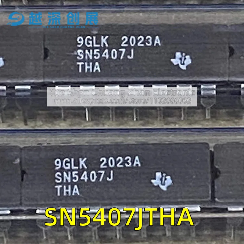 SN5407J SN5407JTHA CDIP14 package In-line buffer line driver Ceramic IC Authentic chips are welcome to ask