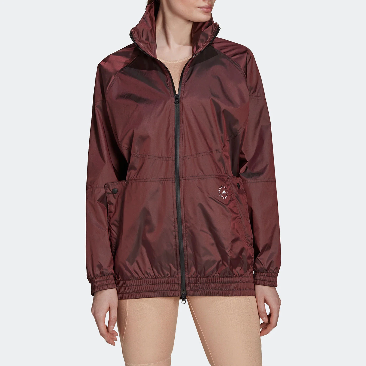 

Adidas genuine new women's outdoor loose standing collar sports jacket GU1608