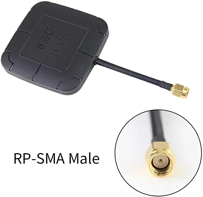 RC FPV Receiver 5.8G 14DBI High Gain Flat Panel & Mushroom FPV Antenna for EV800D FPV Goggles Receiver RC Drones