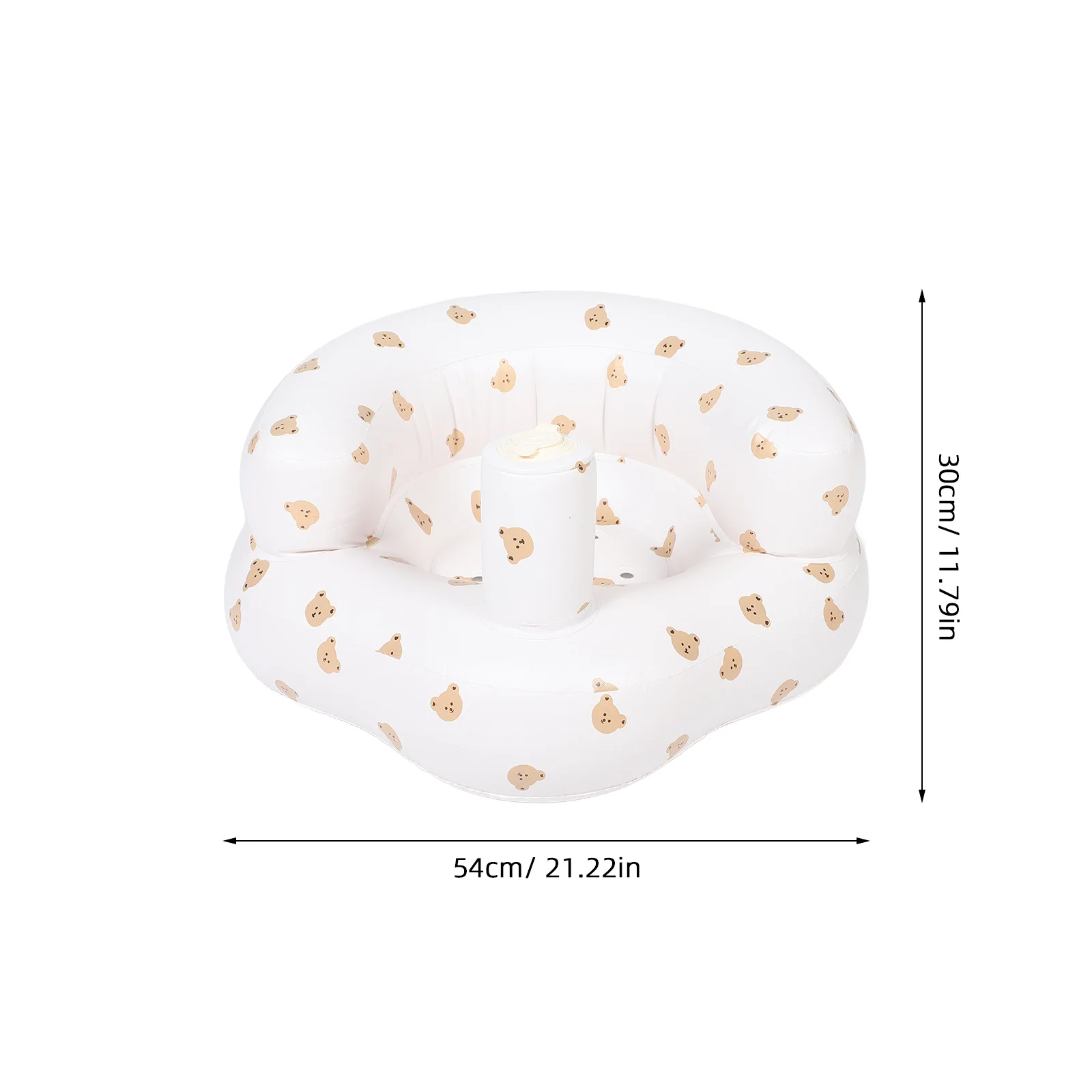 كرسي جلوس للأطفال قابل للنفخ مع مضخة هواء مدمجة سريعة النفخ للاستخدام المنزلي والتخييم والشاطئ متعدد الوظائف للرضع