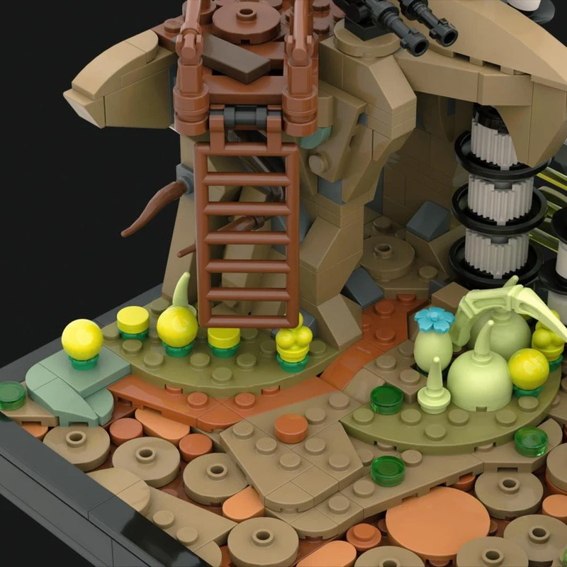 Nieuwe 665 Stuks Beroemde Ster Battle Film Moc Felucia Diorama Model Custom Puzzels Diy Creatieve Ideeën Kinderen Speelgoed Verjaardag Kerstcadeau