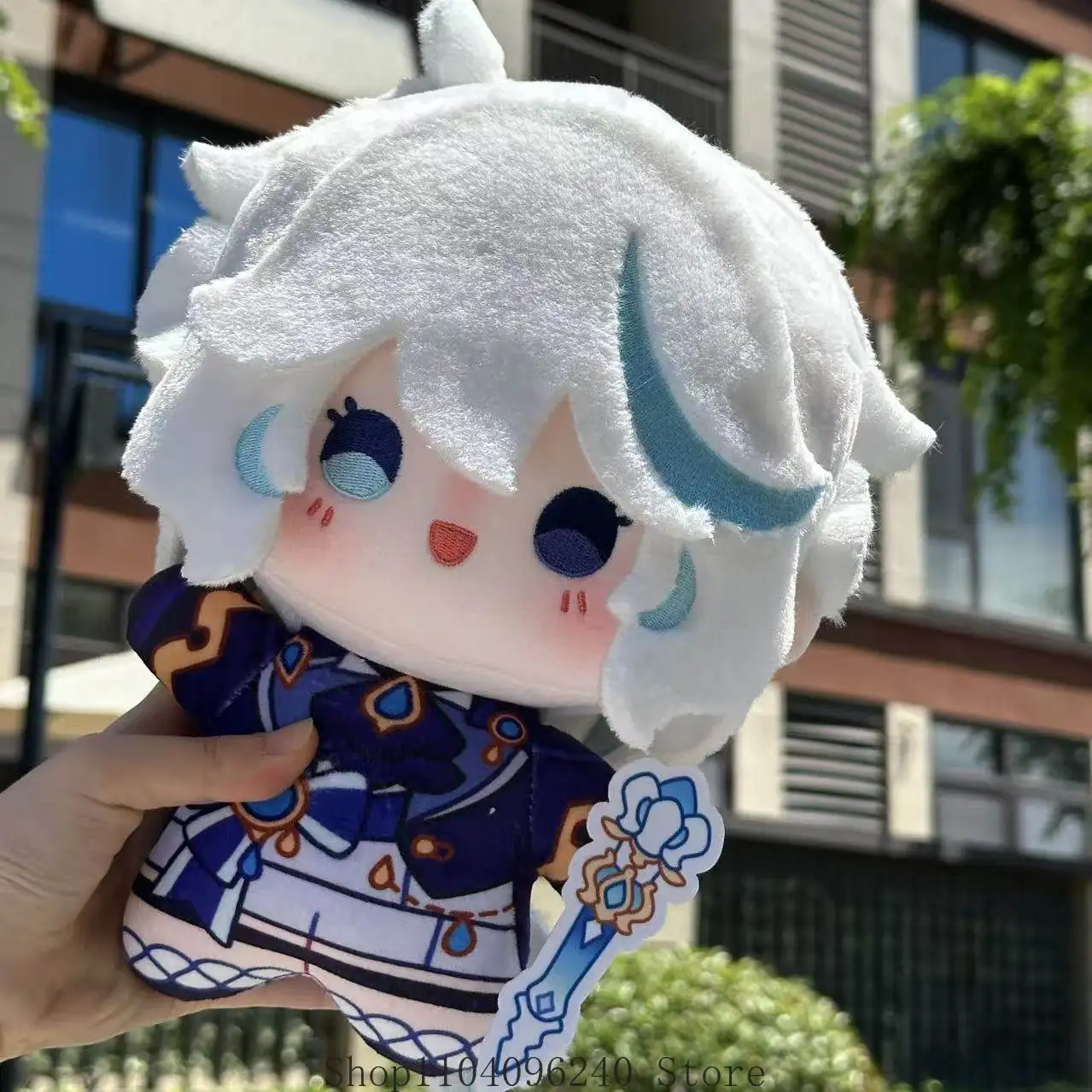 

Genshin Impact Furina Anime Cosplay Cartoon Figure Idol Plushies Pillows Birthday Pillow Fans Gift 25cm