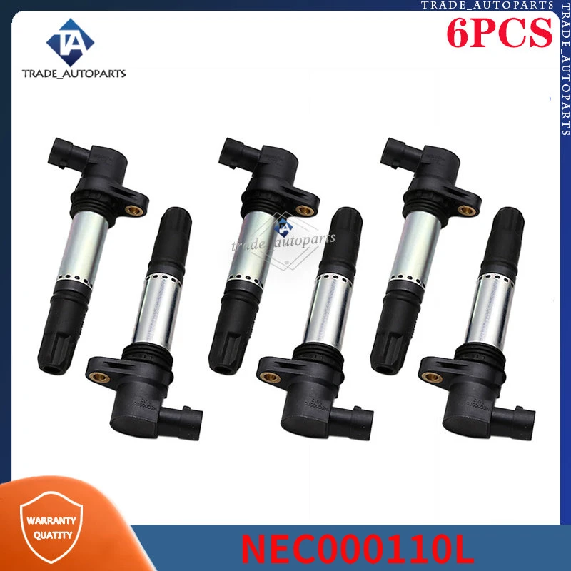 

For 2002-2006 Land Rover Freelander 2.5L V6 NEC000110L Ignition Coils 6Pcs