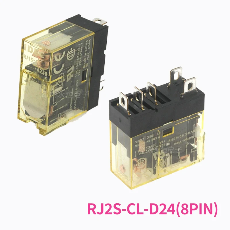 

1Pcs New Relay RJ2S-CL-D24 8PIN 8A 24VDC Intermediate Relay