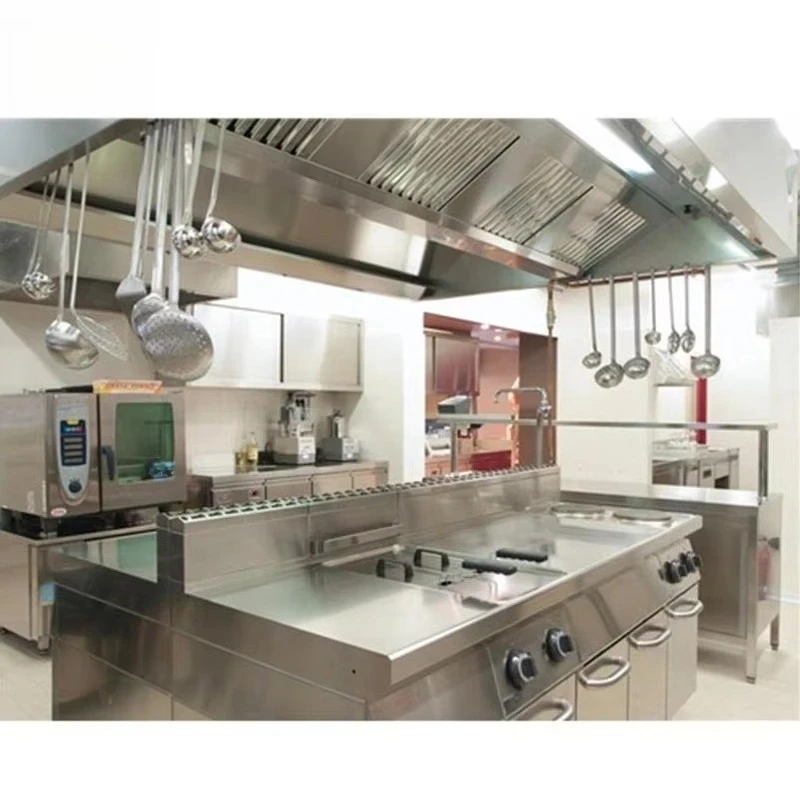 Professional High-Performance 304 Stainless Steel Kitchen Equipment Hotels and Restaurants for Cooking and Food Storage