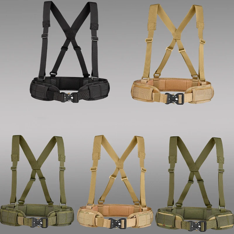 

Customization Outdoor Multifunctional Tactical Waistband Nylon Braided Belt Tactical Waistband Fishing Slingcustomizable