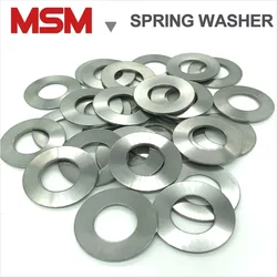 20/50/100 pcs Stainless Steel Disc Spring Compression Spring Washer Outer Diameter 8/10/12.2/14/16/18/20/22.5/25/28/31.5/35.5mm