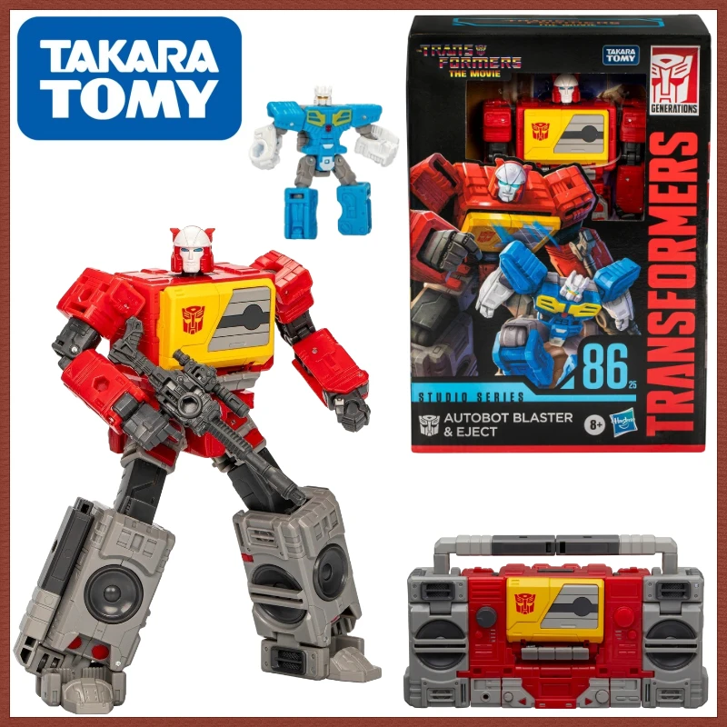 

In Stock Takara Tomy Transformers SS Series SS-86 25 V Class Blaster & Eject Collect Action Figure Robot Anime Action Model Gift