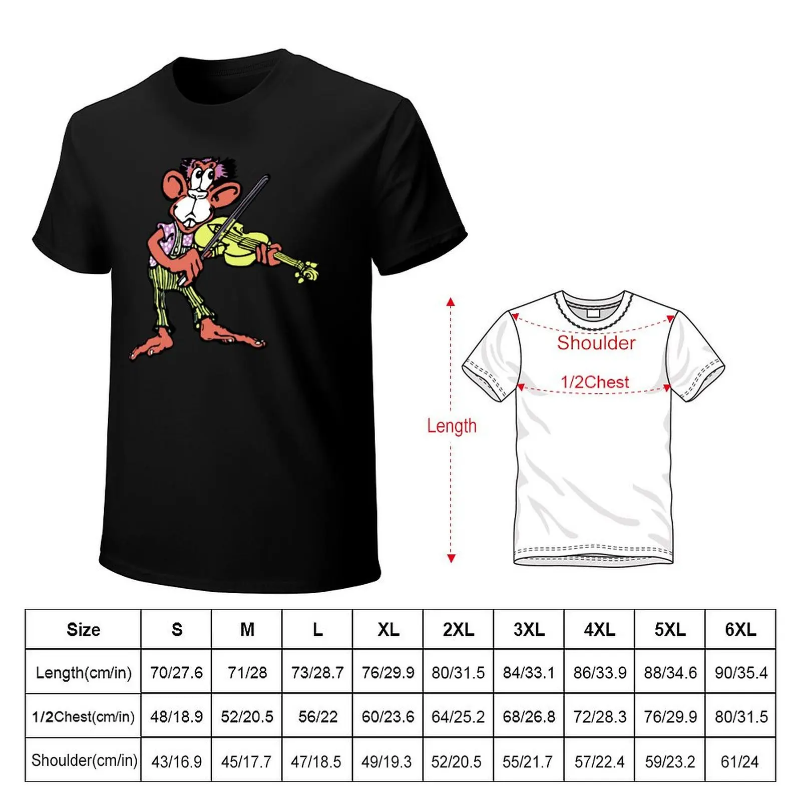 THE IOMMI MONKEY T-Shirt Casual Trendy Short Sleeve T-Shirt