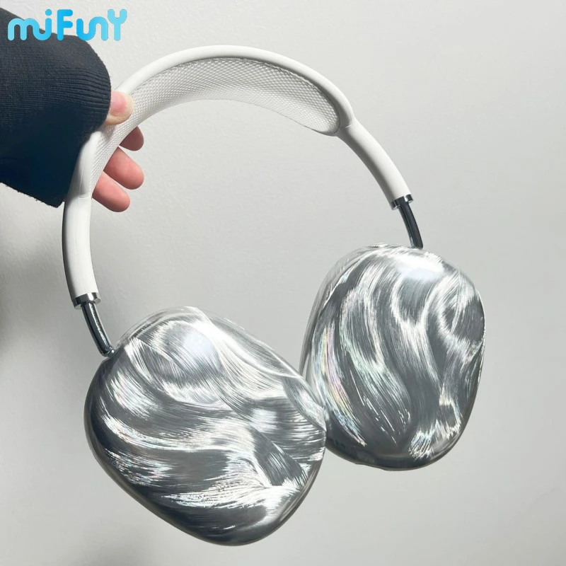 

Original Camlet Airpods Max Case Cover Earphone Silvery Protector Adapted To Airpods Max Earphone Accessories Y2K Gift