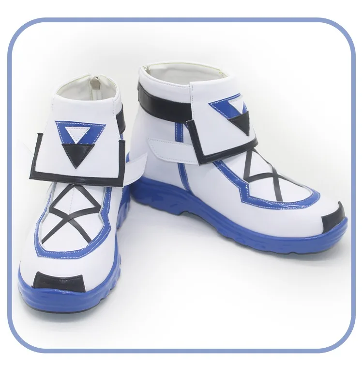 أحذية فووا التأثيرية إكسسوارات أنيمي Vtiber كوسبلاي الدعائم PU أحذية من الجلد أحذية كرنفال الهالوين مصنوعة حسب الطلب