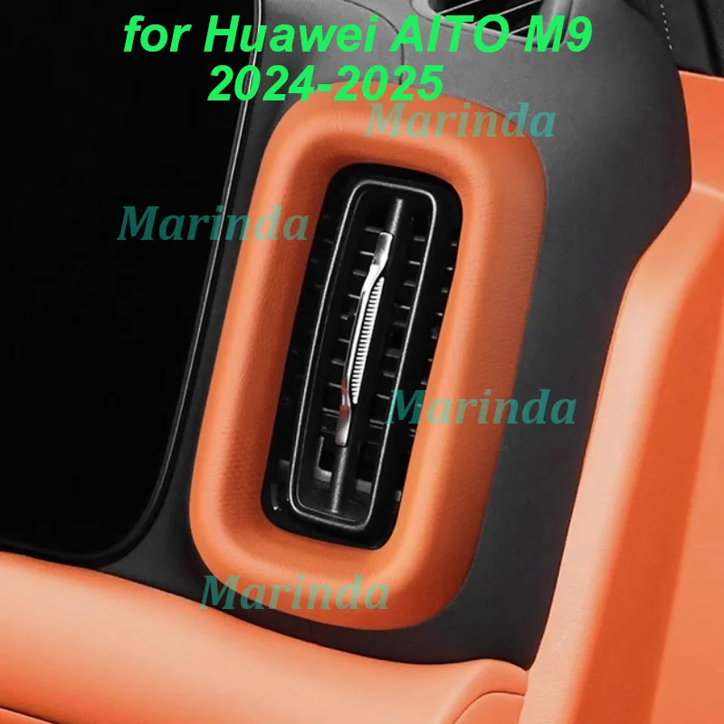 

Car Instrument Panel Air Outlet Frame for Huawei AITO M9 2024-2025 Air Conditioner Outlet ABS Cover Interior Accessories