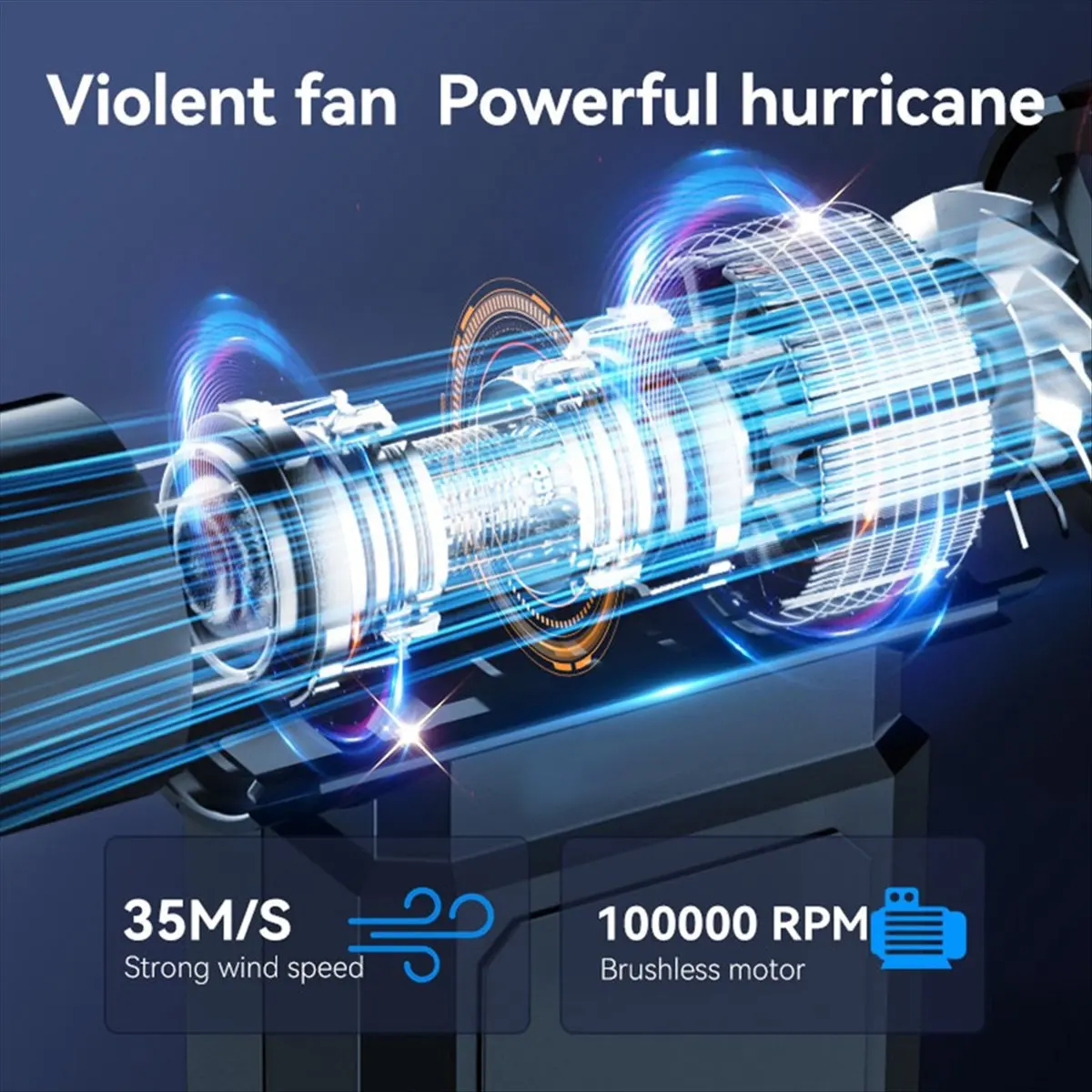 Super Sale Mini Turbo Jet Fan Air Blower Portable Cordless Computer Keyboard Cleaner 100000RPM Brushless Turbo Fan Air Duster