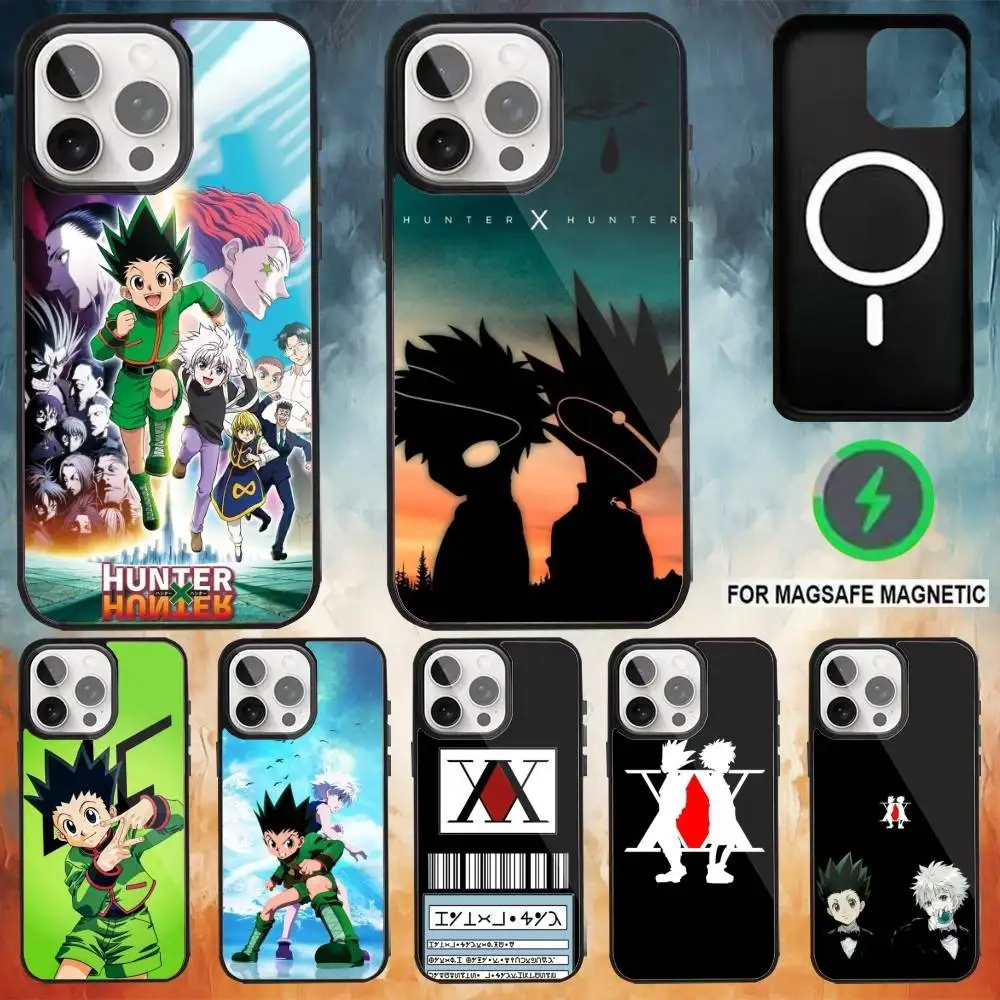 

Hxh Hunt-er X H-Hunters Phone Case For iPhone17,16,15,14,13,12,11 Plus,Pro Max Magnetic For Magsafe Wireless Charging