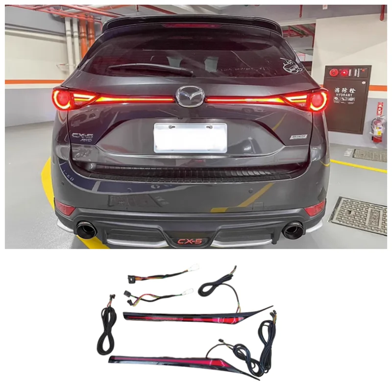 For Mazda CX5 CX-5 2017-2023 High Quality Turn Signal Width Light Through Trunk Rear Lamp LED