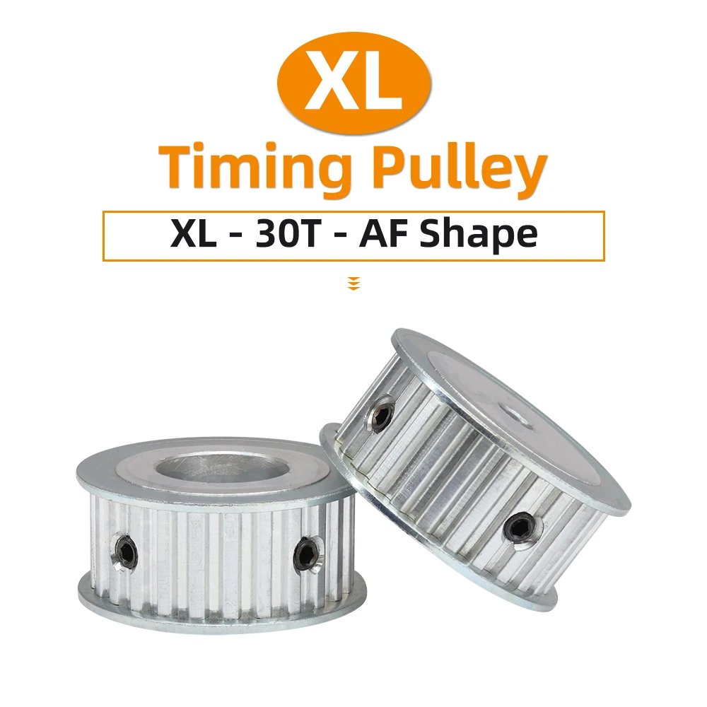 XL 30T Timing Pulley 6-25 mm Inner Bore Teeth pitch 5.08mm 10/15 mm Width XL Synchronous Belt For Stepper Motor 30Teeth