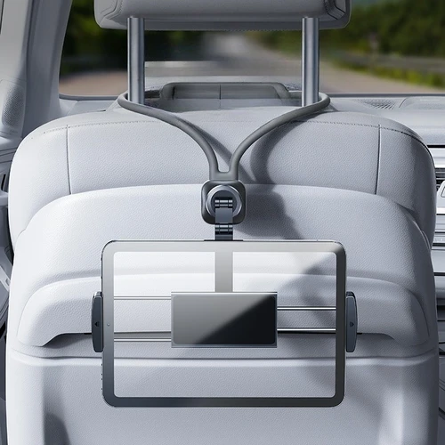 Imagen 1 del producto Soporte flexible para tableta para asiento trasero de coche Hipacool 360 ° Soporte giratorio para tableta para asiento deportivo, accesorios universales para vehículos