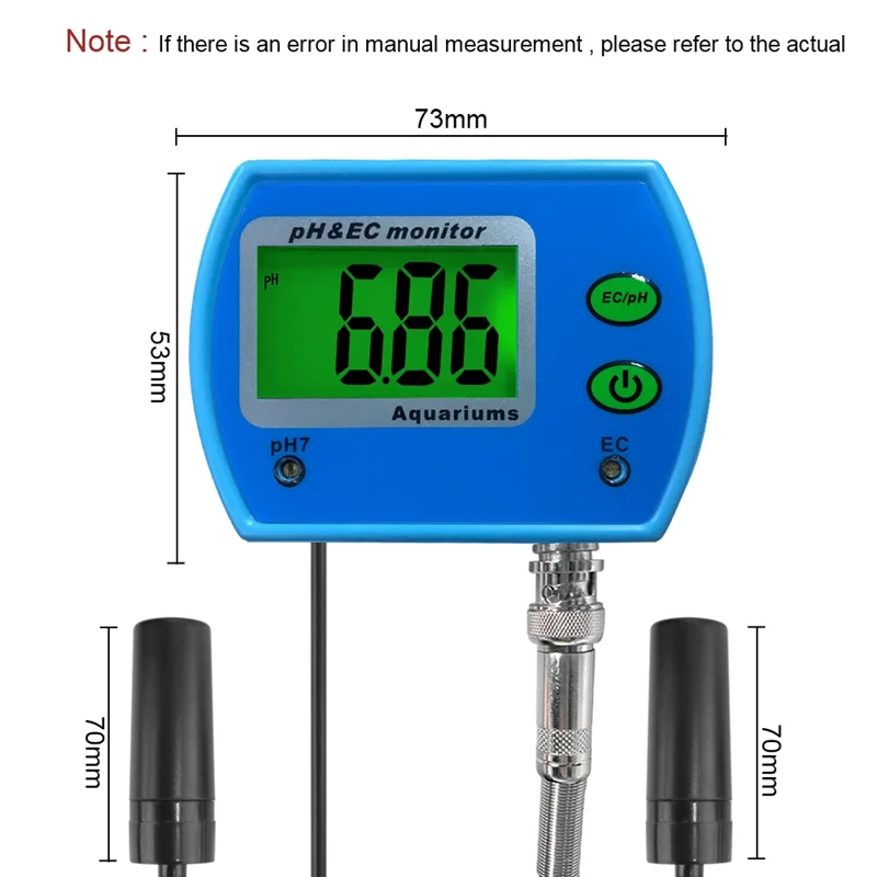 HGFLE-Water Quality Analysis Instruments PH /EC Monitor Meter Acidometer PH Tester EU Plug