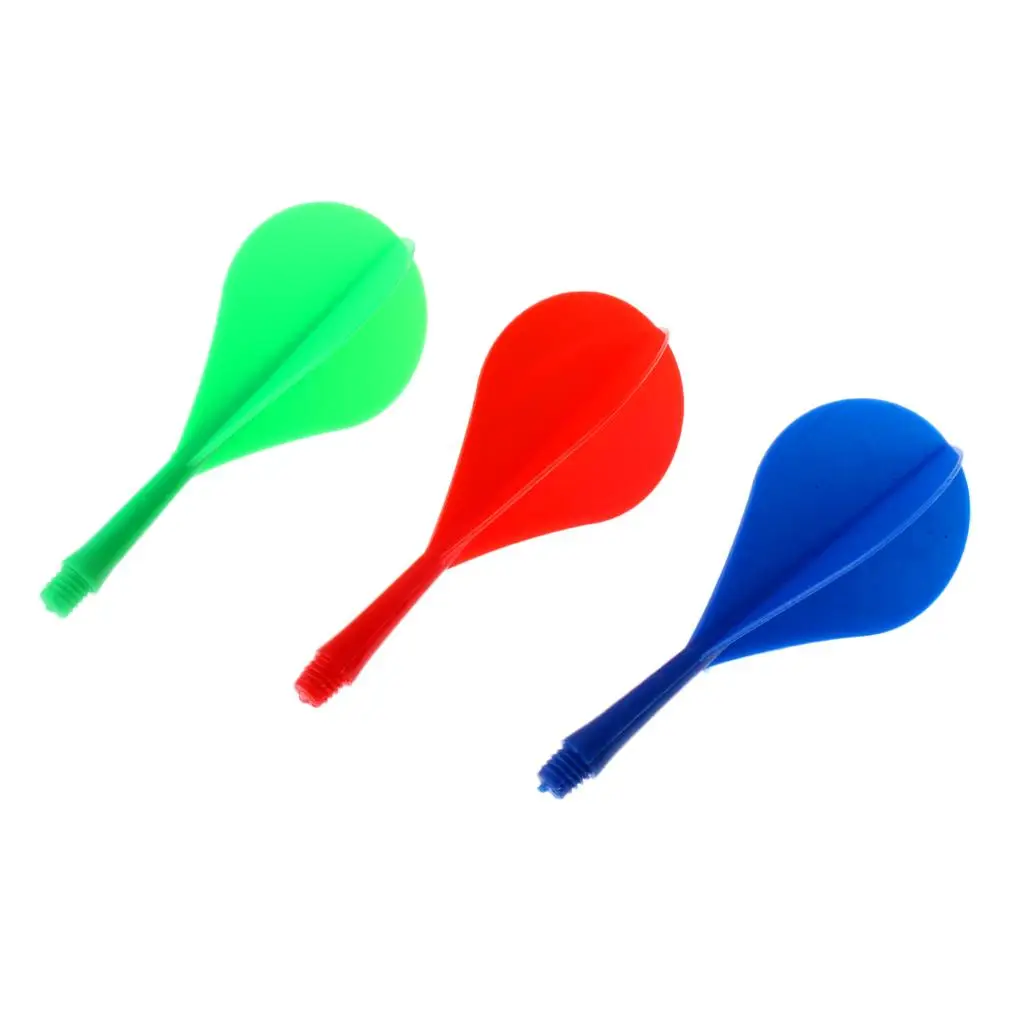 

30 Pieces Darts Shaft Flight Combo Set Colored Plastic Dart Accessories for Darts Sets 22g Home Game