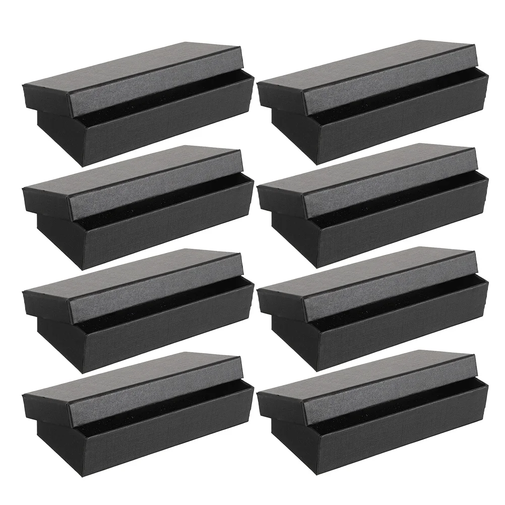 

8Pcs Watch Box Single Watch Holder Sponge Lined Packaging Storage Organizer Display Travel Case Bracelet Storage Box