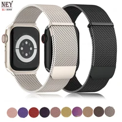 Milanese Loop for apple watch band 44mm 40mm 45mm 41mm 42-38-44 mm strap ultra 2 49mm metal bands iwatch series 9 8 7 6 SE 5 4 3