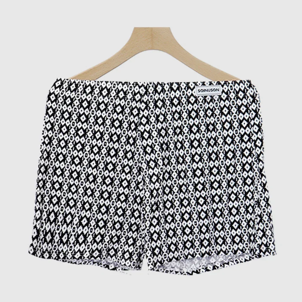 Intimo da uomo per tutte le stagioni Slip boxer basic larghi Intimo nero confortevole Tessuto di cotone nuovissimo per uso alberghiero