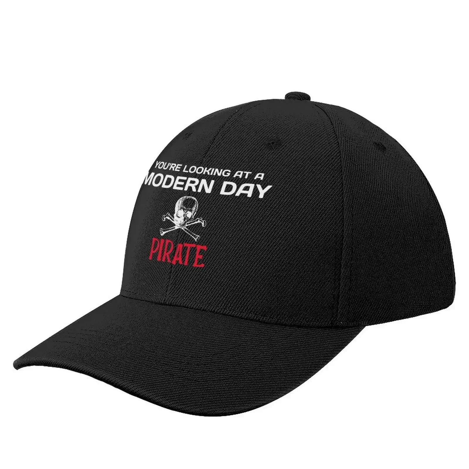 

Amputee modern day pirate funny slogan white font Baseball Cap Thermal Visor Sunhat fashionable tea Hat Mens Hats Women's