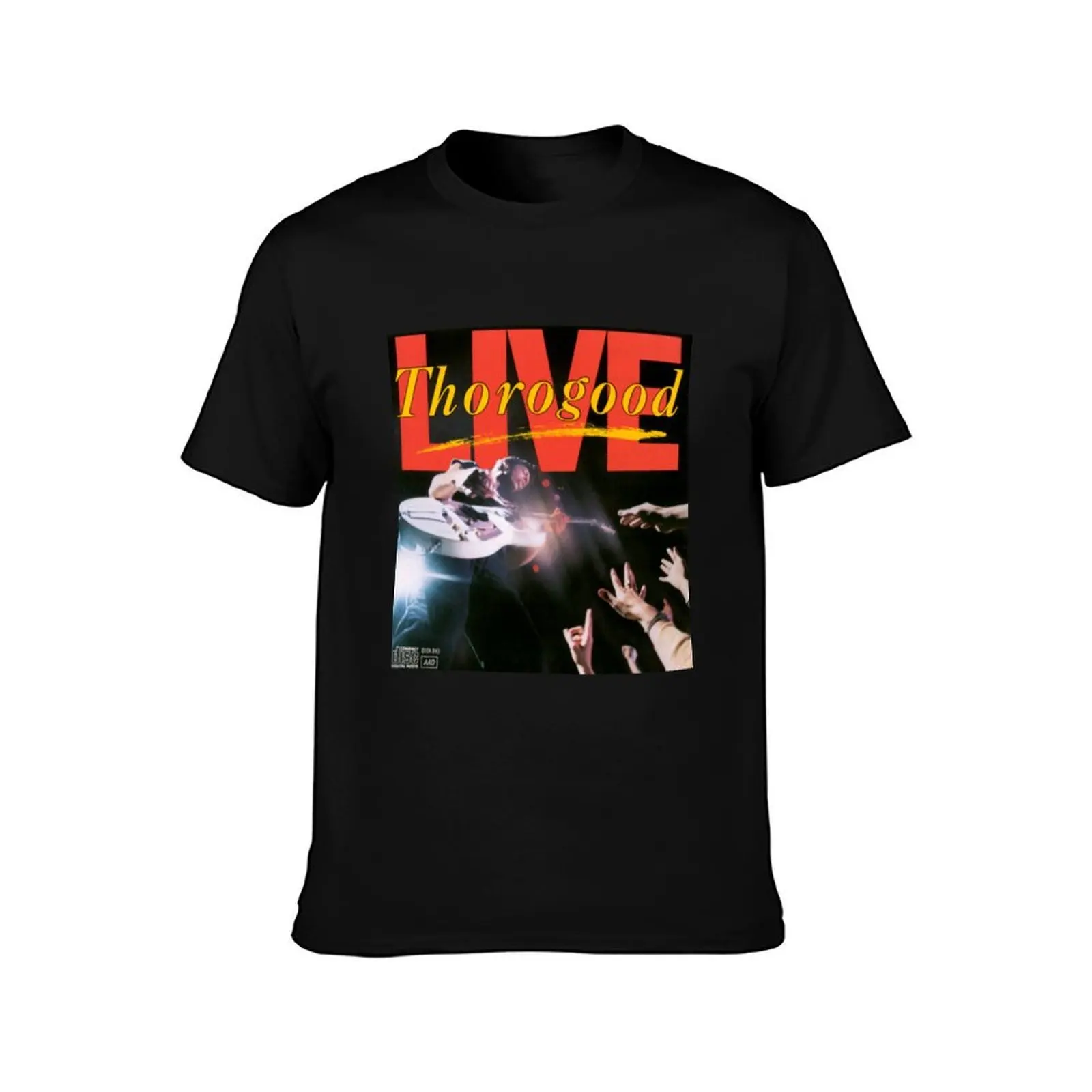 George Thorogood live T-Shirt, Summer Casual Cotton Tee, Oversized Streetwear Tops, Vintage Graphic Print, Unisex Men Women