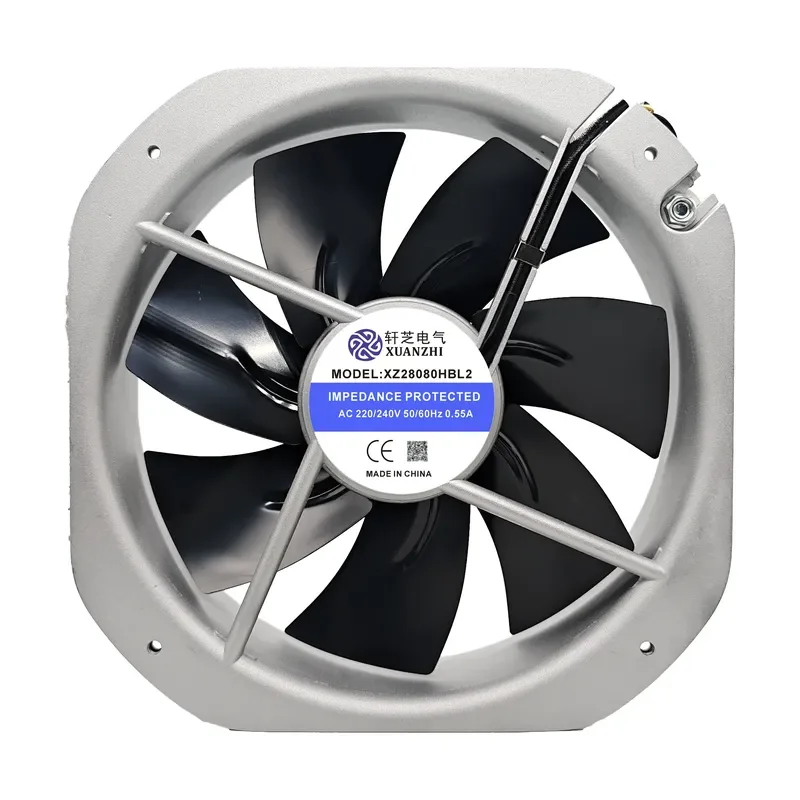 for XZ28080HBT2 for XZ28080HBL2 AC220-240V Original Imported Aluminum Frame Fan by Xuanzhi Electric