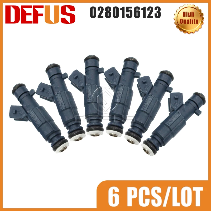 DEFUS 4/6/8 PCS Consistent Spray Fuel Injector OEM 0280156123 fits 2004-2006 SRX 3.6L V6 04 05 06 Engine Assembly Repair Compont