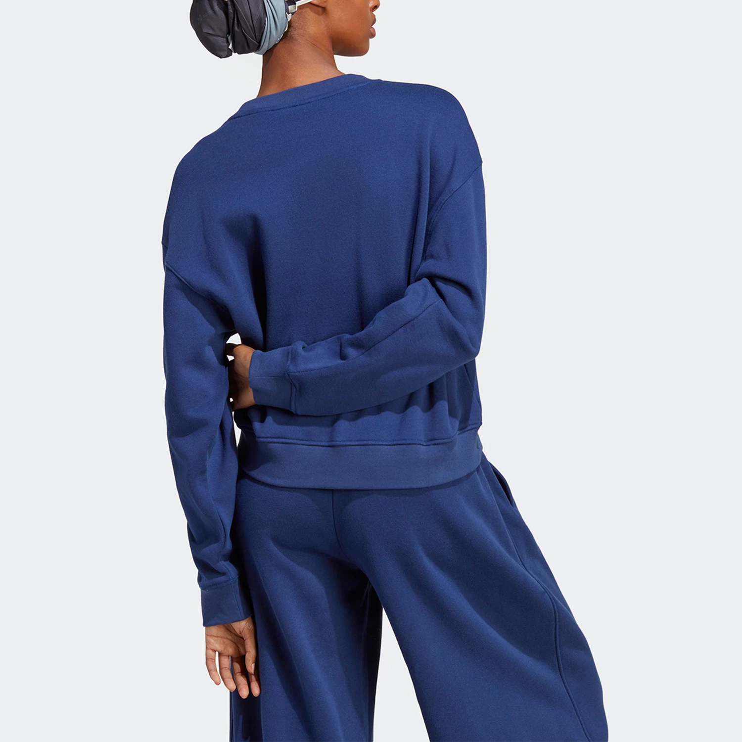 [アディダス オリジナルス] レディース ラウンドネック プリント カジュアル スウェットシャツ IB4551