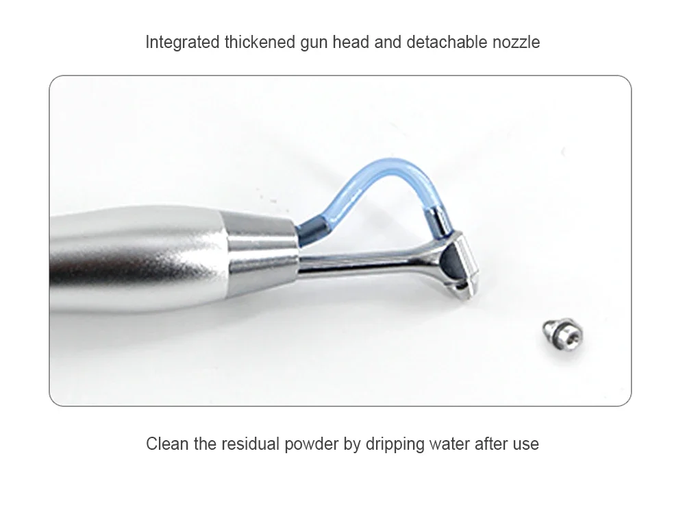 Máquina de limpieza Dental con chorro de arena, pulidora de aire y agua con polvo