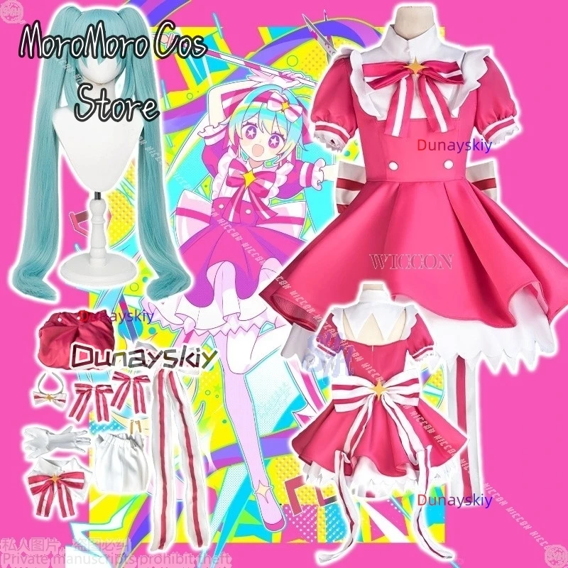 

Аниме-игровой проект Sekai 코스프레 의상 Mikkuuu Ima Sugu Rinne Idol Сценическая униформа Горничная Волшебное платье для девочек Лолита Хэллоуин Filo играть Rinne