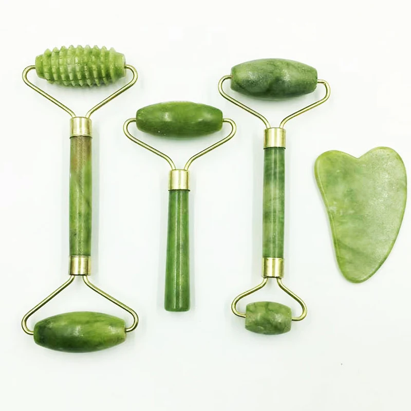 Natural Jade Face Massager Gua Sha Stone Face  Guasha Masaje Facial Board Acupoint Eye Care SPA Massager Tool massage visage