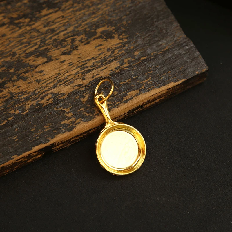 مجرفة ذهبية صغيرة الذهبي وعاء المفاتيح لعبة الطرفية تكتيكات القتال الجماعي مفتاح سلسلة لعبة إبداعية حقيبة حامل مفتاح السيارة قلادة #4