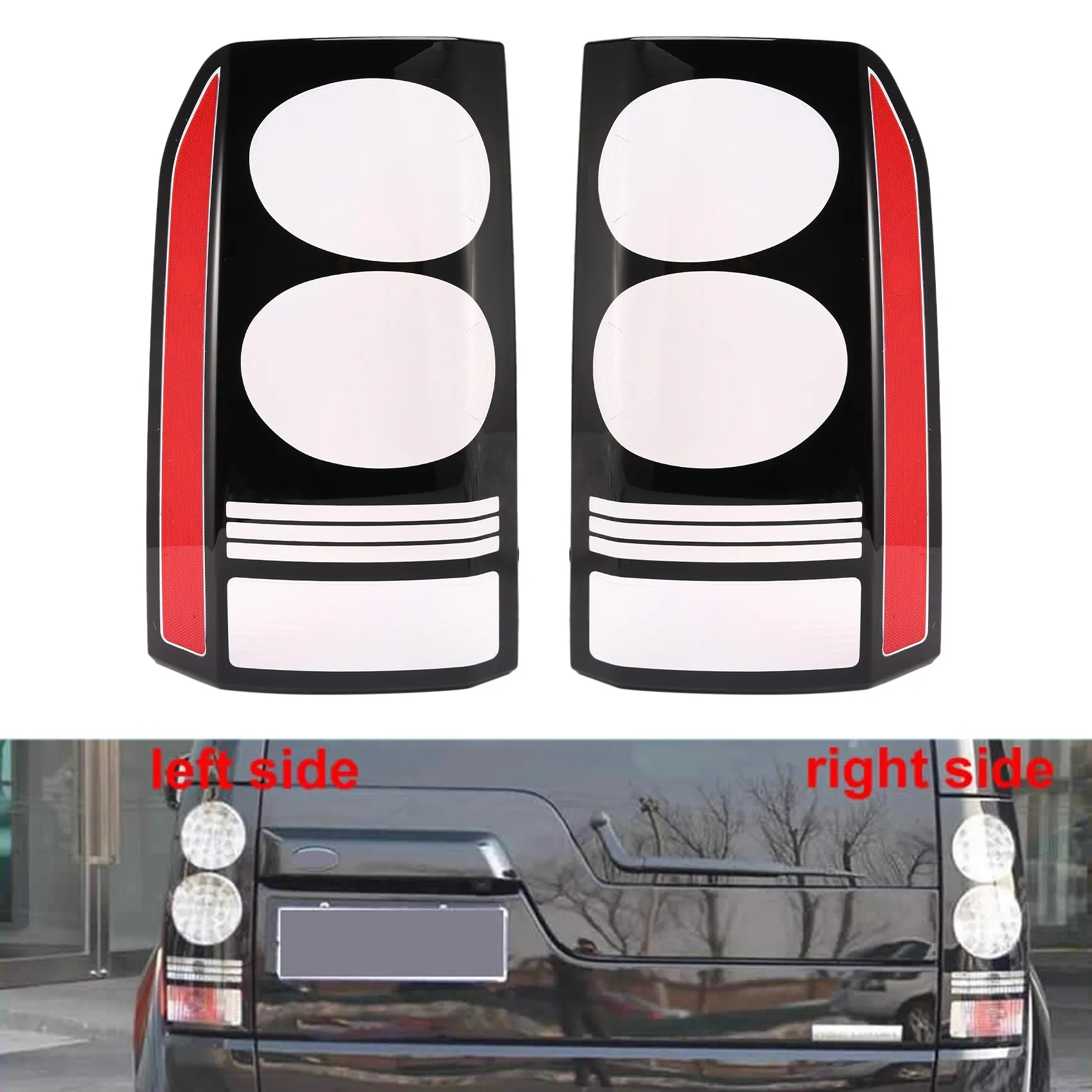 Car Rear Right Lamp Tail Lamp Cover Rear Lamp Shell Lampshade for Land Rover Discovery 4 2014-2016