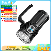Wurkkos TS32 Powerful Flashlight 13000LM 3A Power Bank Dual Switch 3*21700 Waterproof Light 12* XPL2/LH351D + 1*  SFT40 LED